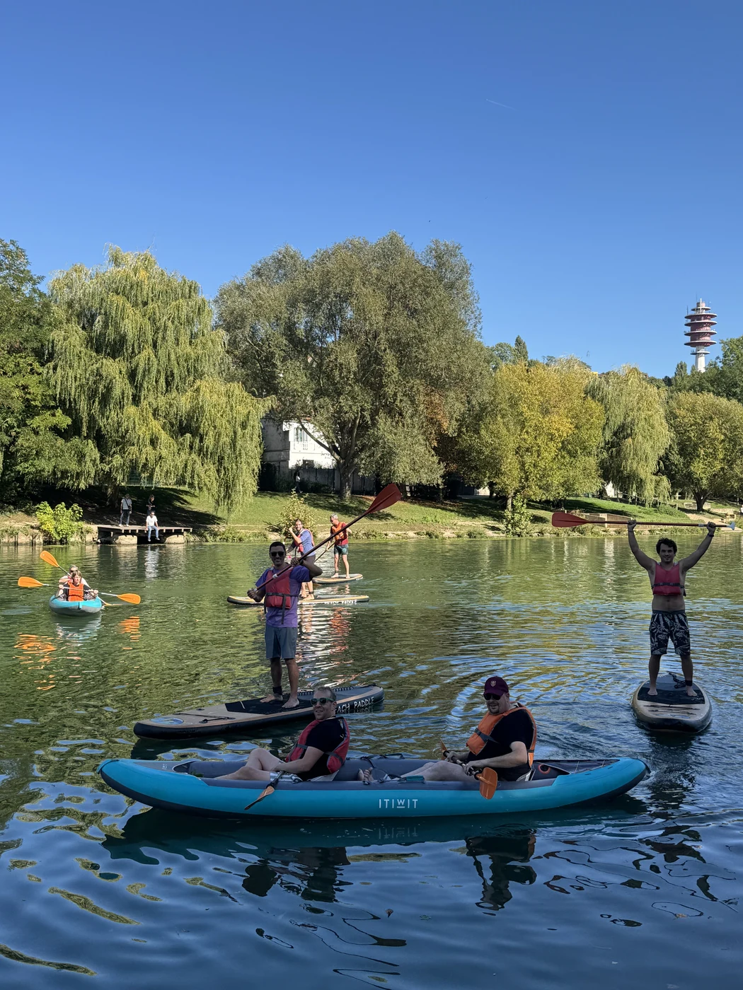 Beach Paddle — activité sur la Marne